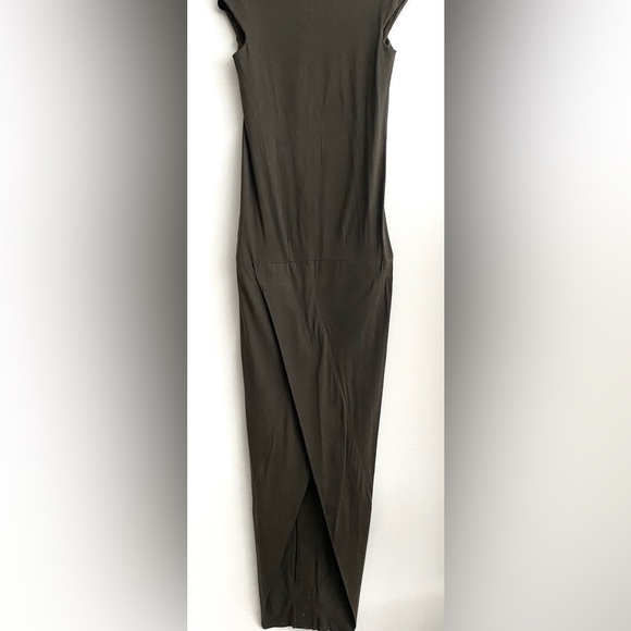 RICK OWENS Khaki Pillar Maxi Dress - Picture 6 of 11